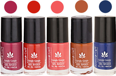 Aroma Care Mab Multicolor Nail Polish Combo 8092016173 Multicolor(Pack of 5)