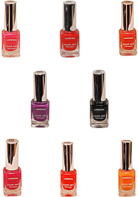 Lorenza Combo Set-6 Nail Lacquer (Pack Of 8) Sunflower-262, Fuchsia Its Hot-324, Pink Redefined-327, OMG-404, Las Veaas-472, Cherry-566, Lavender-625, Black Diamond-900(Pack of 8)
Lorenza Combo Set-6 Nail Lacquer (Pack Of 8) Sunflower-262, Fuchsia Its Hot-324, Pink Redefined-327, OMG-404, Las Veaas-472, Cherry-566, Lavender-625, Black Diamond-900(Pack of 8)