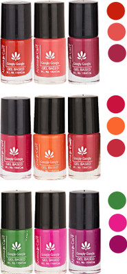 Aroma Care Pack Of 9 Gel Based Nail Paint (7) Neon Orange, Neon Pink, Nude Magenta, Neon Magenta, Nude, Green, Pink, Neon Magenta(Pack of 9)
Aroma Care Pack Of 9 Gel Based Nail Paint (7) Neon Orange, Neon Pink, Nude Magenta, Neon Magenta, Nude, Green, Pink, Neon Magenta(Pack of 9)