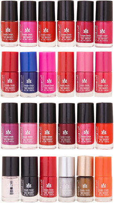 Aroma Care MAB Multicolor 2 in 1 Color Cap Nail Polish Sets in Wholesale Rate ( Set No. 130) Yellow, Blue, Magenta, Red, Nude, Peach, Base Coat, Black, Red, Silver, Golden, Orange(Pack of 24)
Aroma Care MAB Multicolor 2 in 1 Color Cap Nail Polish Sets in Wholesale Rate ( Set No. 130) Yellow, Blue, Magenta, Red, Nude, Peach, Base Coat, Black, Red, Silver, Golden, Orange(Pack of 24)