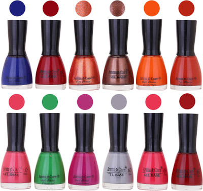Aroma Care Wholesale Rate Nail Polish Combo Set of 12 Pcs ( Multicolor) 19 Blue, Deep Maroon, Sparkle Orange, Coffee, Orange, Light Red, Pink, Green, Purple, Gray, Maganta, Reddish Maroon(Pack of 12)
Aroma Care Wholesale Rate Nail Polish Combo Set of 12 Pcs ( Multicolor) 19 Blue, Deep Maroon, Sparkle Orange, Coffee, Orange, Light Red, Pink, Green, Purple, Gray, Maganta, Reddish Maroon(Pack of 12)