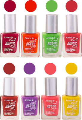 Aroma Care Orange Matte Nail Polish Combo 01072016187 Maroon, Orange, Golden, Maroon, Green, Magenta, Light Orange, Red, Peach, Purple, Pink, Blue, Yellow, Black, Base Coat, Nude(Pack of 8)
Aroma Care Orange Matte Nail Polish Combo 01072016187 Maroon, Orange, Golden, Maroon, Green, Magenta, Light Orange, Red, Peach, Purple, Pink, Blue, Yellow, Black, Base Coat, Nude(Pack of 8)