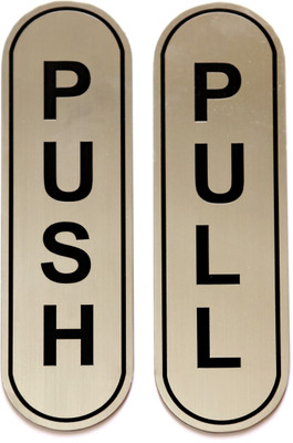 SHREYAS SIGNAGES Steel PUSH PULL, STAINLESS STEEL ETCHING SIGN Name Plate(Black)
SHREYAS SIGNAGES Steel PUSH PULL, STAINLESS STEEL ETCHING SIGN Name Plate(Black)