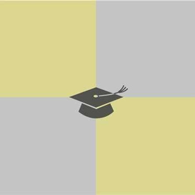 Hallmarc Metallic Graduation Beverage Multicolor Napkins