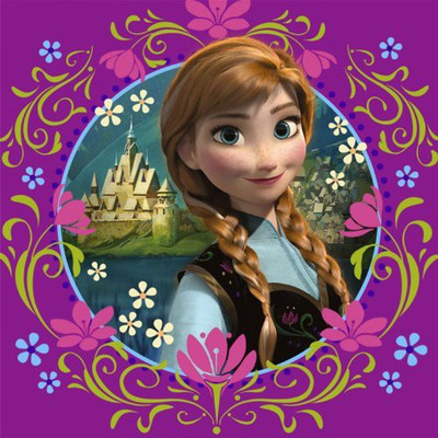 Hallmarc Disney Frozen - Lunch Napkins Multicolor Napkins(13 Sheets)