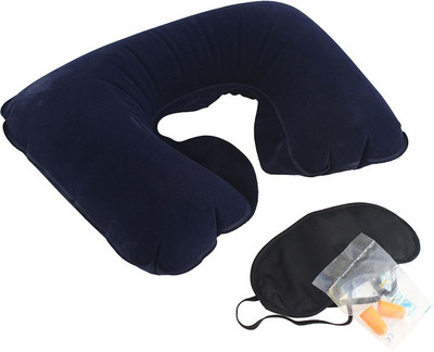 Swarish Inflatable Travel Kit Air Cushion with Ear Plugs Neck Pillow & Eye Shade(Blue)
Swarish Inflatable Travel Kit Air Cushion with Ear Plugs Neck Pillow & Eye Shade(Blue)