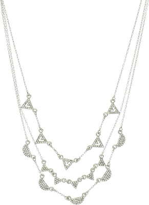 Oomph White & Silver Multi layer Crystak Fashion Jewellery for Women, Girls & Ladies Metal Necklace
Oomph White & Silver Multi layer Crystak Fashion Jewellery for Women, Girls & Ladies Metal Necklace