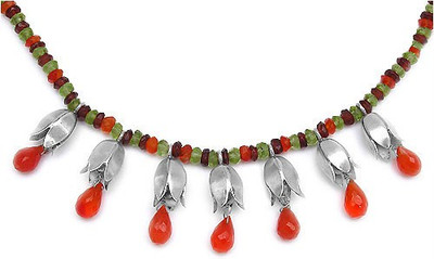 Johareez Rhodium Plated Sterling Silver Necklace