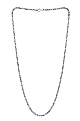 Siri Creations Sterling Silver Plated Silver Chain