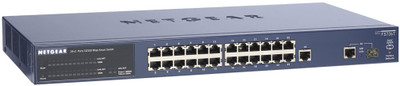 Netgear Prosafe 24 Port 10/100 Smart Switch with 2 Gigabit Ports FS726T Network Switch(Blue)
Netgear Prosafe 24 Port 10/100 Smart Switch with 2 Gigabit Ports FS726T Network Switch(Blue)