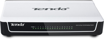 TENDA S16 Network Switch(Black)