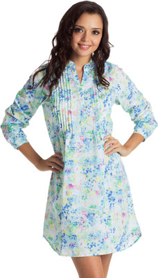 PrettySecrets Women Nightshirts(Blue