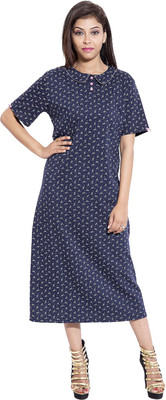 Forever 9teen Women Nighty(Blue