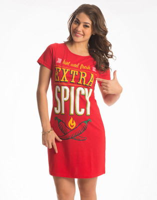 PrettySecrets Women's Nightshirts(Red)