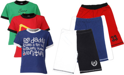 Gkidz Boys Casual T-shirt, Multicolor