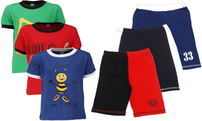 Gkidz Boys Casual T-shirt, Multicolor