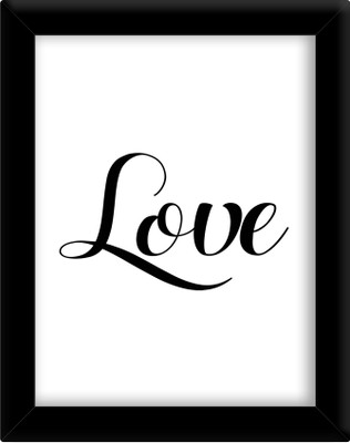 Tied Ribbons Wood Photo Frame(Black, 1 Photos)