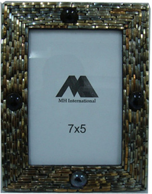 MH MDF Photo Frame(Gold, 1 Photos)