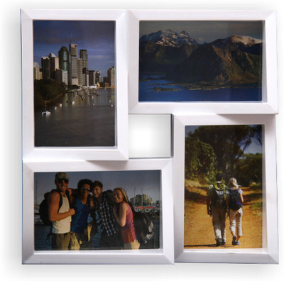 Blacksmith Generic Photo Frame(White, 4 Photos)