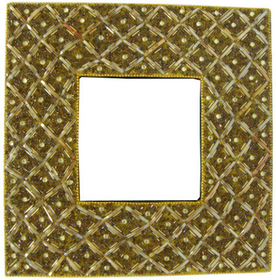 MH MDF Photo Frame(Gold, 1 Photos)