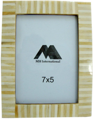 MH MDF Photo Frame(White, 1 Photos)