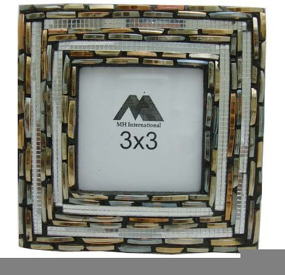 MH MDF Photo Frame(Gold, 1 Photos)