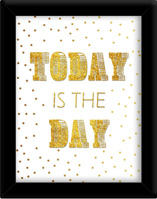 Tied Ribbons Wood Photo Frame(Gold, 1 Photos)
