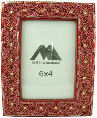 MH MDF Photo Frame(Red, 1 Photos)