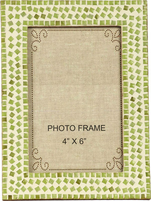 The Decor Mart Generic Photo Frame(Green, 1 Photos)