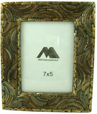 MH MDF Photo Frame(Brown, 1 Photos)