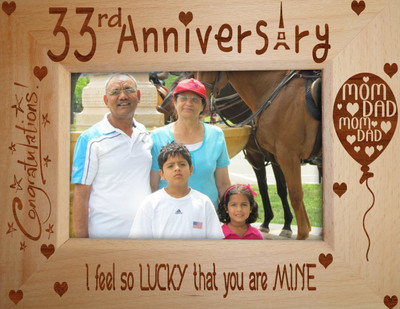 Tied Ribbons Wood Photo Frame(Brown, 1 Photos)
