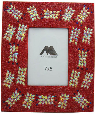 MH MDF Photo Frame(Red, 1 Photos)