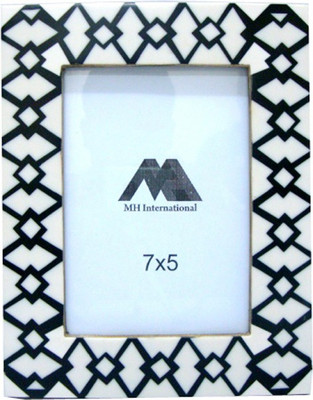 MH MDF Photo Frame(White, 1 Photos)