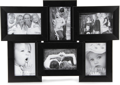 Encore Generic Photo Frame(Black, 6 Photos)