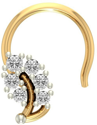 Jewels5 Doreen 18kt Diamond Yellow Gold Stud