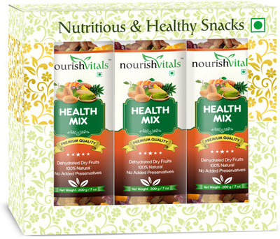 NourishVitals Nutritious (Dried Fruits & Dry Fruits) Health Mix Almonds, Gooseberry, Apricots, Cranberries(200 g, Plastic Bottle)
NourishVitals Nutritious (Dried Fruits & Dry Fruits) Health Mix Almonds, Gooseberry, Apricots, Cranberries(200 g, Plastic Bottle)