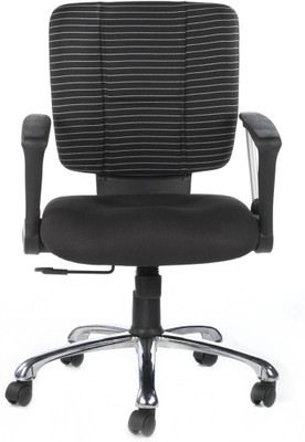 Bluebell Epro I Midback Fabric Office Arm Chair(Black)
