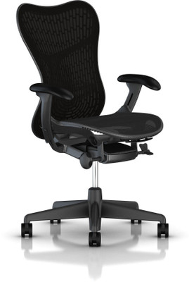 HermanMiller Mirra 2 - Black Butterfly suspension back : Graphite Seat : Triflex Polymer Synthetic Fiber Office Arm Chair(Black)
HermanMiller Mirra 2 - Black Butterfly suspension back : Graphite Seat : Triflex Polymer Synthetic Fiber Office Arm Chair(Black)