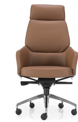 Durian FAITH/HB Leather Office Arm Chair(Brown)