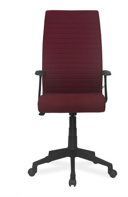 Nilkamal Thames Leatherette Office Arm Chair(Maroon)