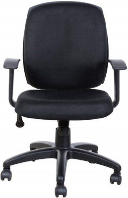 Parin Leatherette Office Arm Chair(Black)