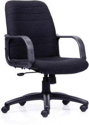 Durian Chaste-Mb Fabric Office Arm Chair(Black)