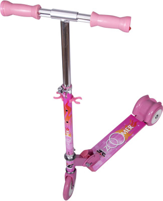 COSMIC Zoomer Led 3 Wheel Kids Kick Scooter(Pink)
