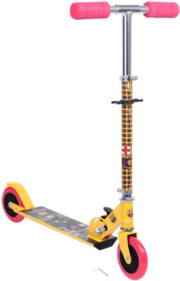 FCB Football Club of Barcelona 2 Wheel Scooter(Yellow)