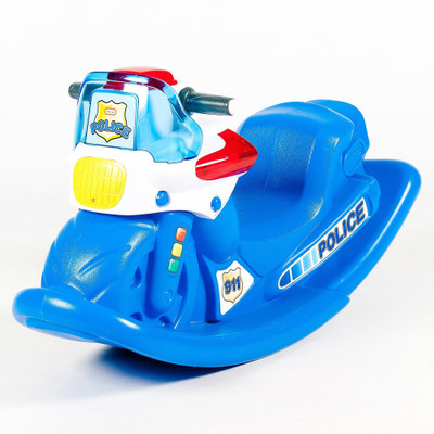 Little Tikes POLICE CYCLE SOUNDS ROCKER(Blue)