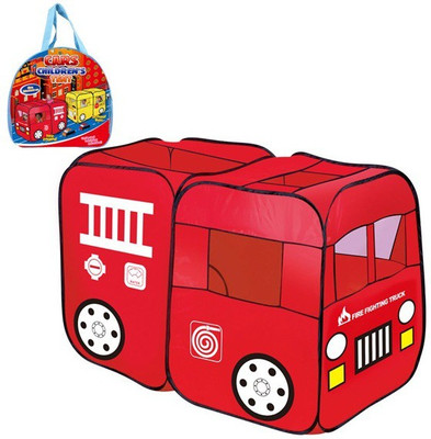 Toys Bhoomi Children's School Bus Play Tent - 100% Safe Polyester Fabric(Red)