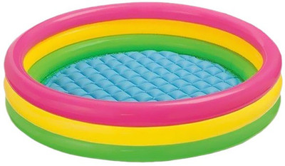 AR Enterprises MULTICOLOR RUBBER BATH TUB FOR KIDS (LARGE)(Multicolor)