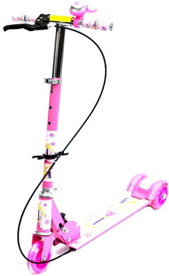 Taaza Garam Taaza Garam 3 Wheel Folding Scooter with Hand Brake and Bell(Pink)
Taaza Garam Taaza Garam 3 Wheel Folding Scooter with Hand Brake and Bell(Pink)