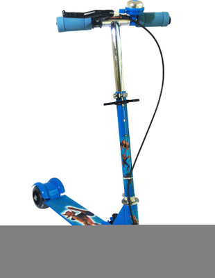 Furious 4 Spider Man Scooter With HAND Breaking System(Blue)