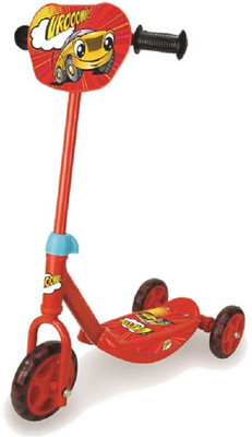 Smoby Vroom Scooter - 3 Wheels(Red)